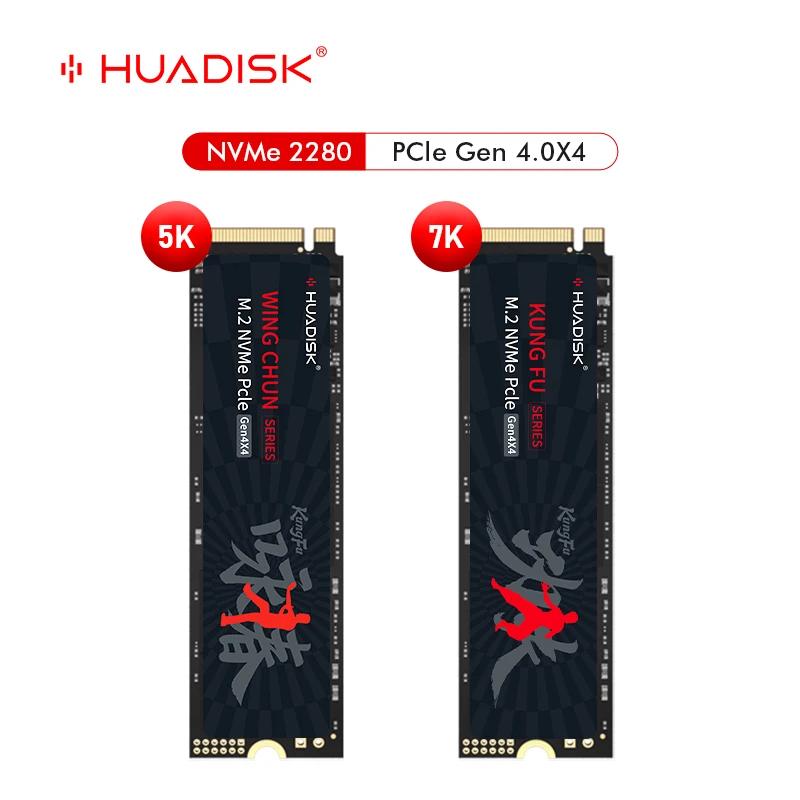 HUADISK SSD NVMe M2 PCIe 4.0  ָ Ʈ ϵ ̺, TLC 2280 SSD, 512GB, 1TB, 2TB, 4TB, 7000 MB/s, DIY ӿ ǻ PS5